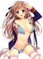 pantiesecchibracleavageopenshirtthighhighsanimestringsoftshadinganimegirlsyuukihagure_www.wallpaperf