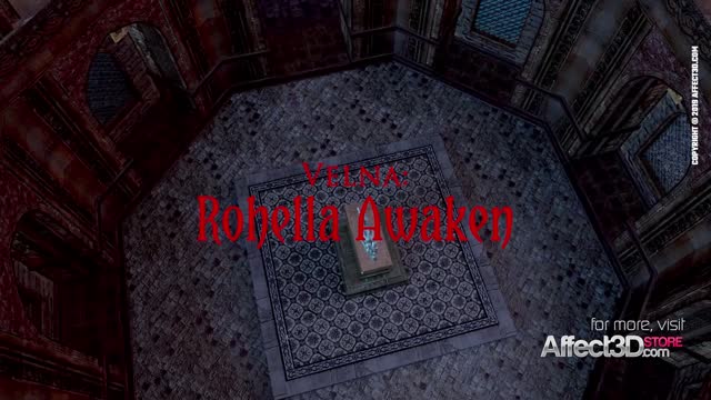 Big tits babe awakening the futanari demon in a 3d animation